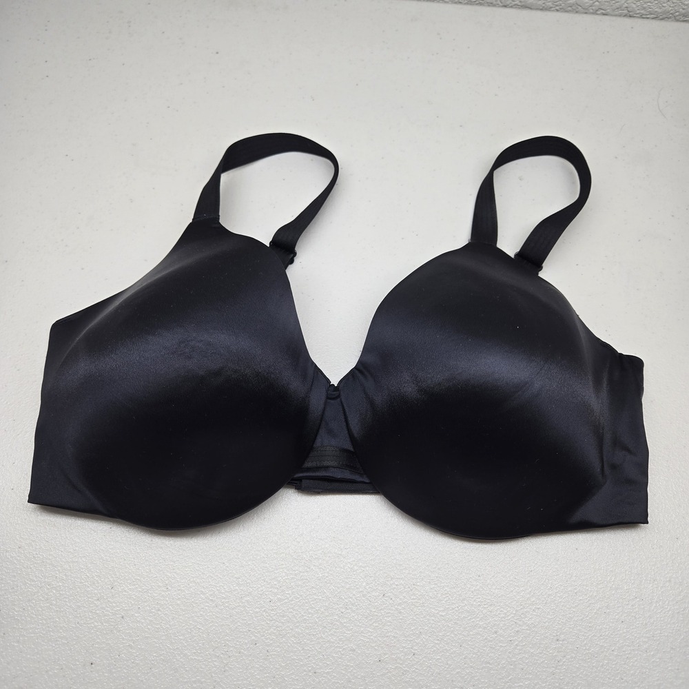 Bali Women Bra‎ 38DD Black T Shirt Underwired Strap